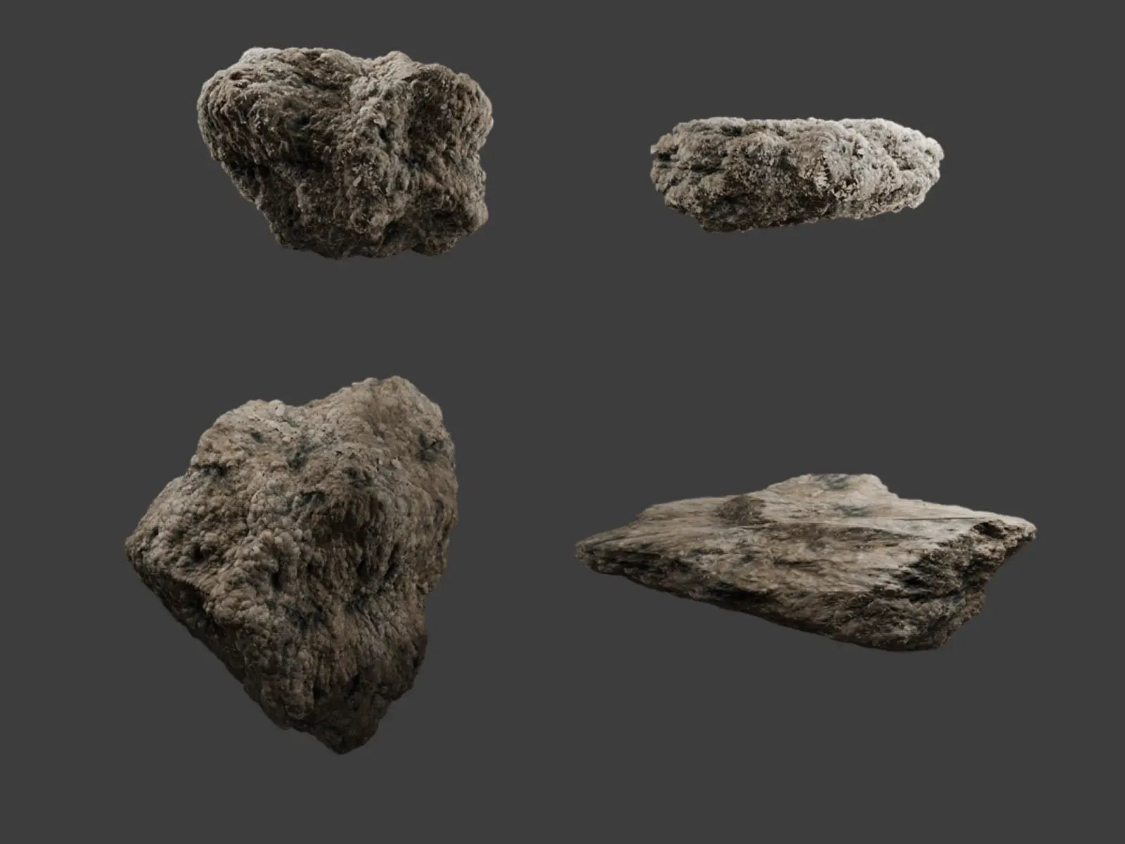 Générateur de roches (Blender) Wakiro