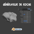 Générateur de roches (Blender) Wakiro