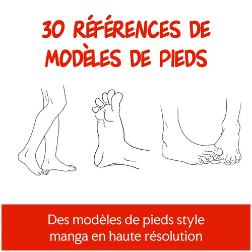30 références de modèles de pieds Wakiro
