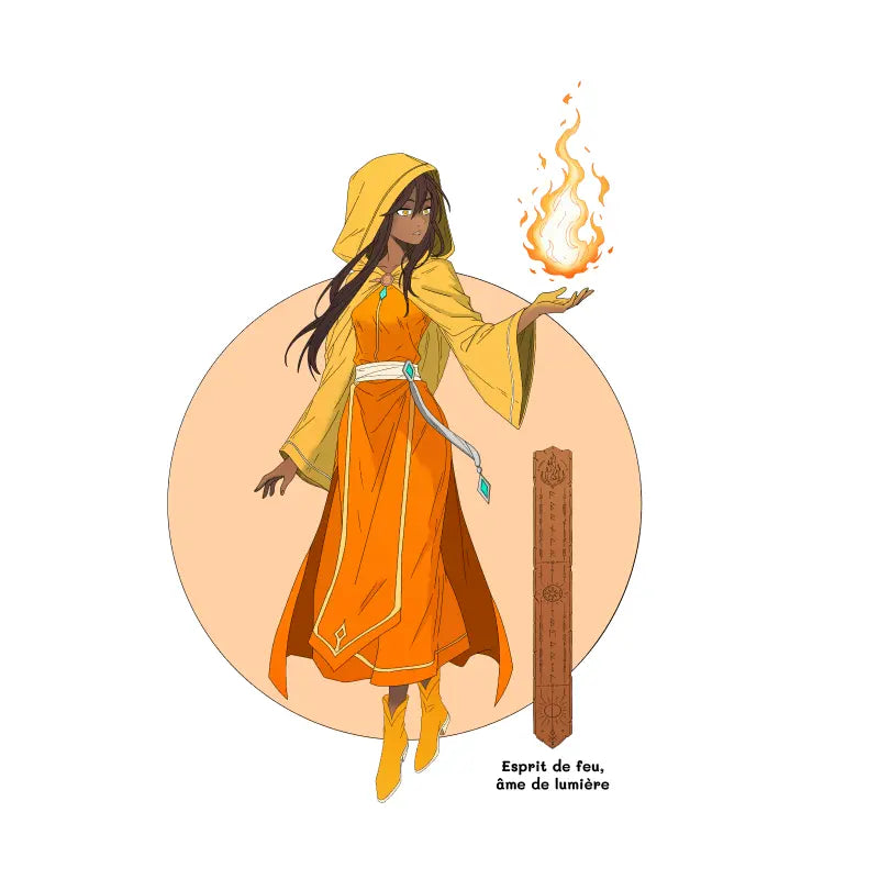 T-shirt - Solara, la femme mage Wakiro studio