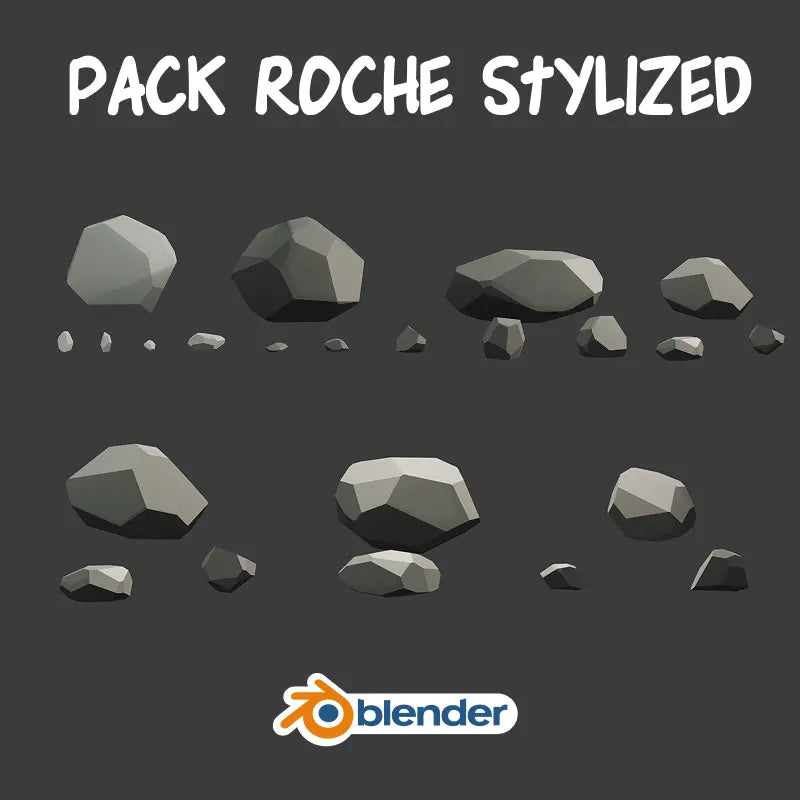 Pack rochers stylized Wakiro